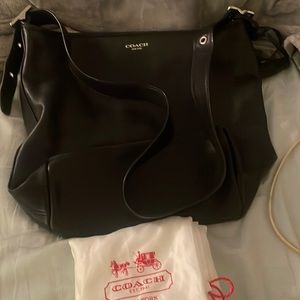 Black Coach shoulder bag